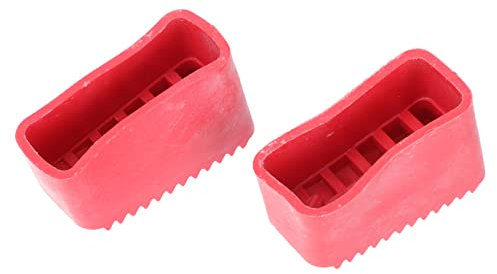 Operitacx 2Pcs Ladder Feet Covers, Rubber Non-Skid Ladder Feet Pads