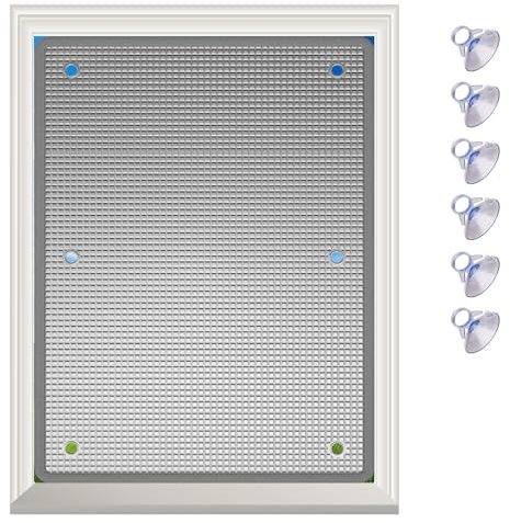 Película Reflectante 8mm de Espesor,Aislante Térmico Película con Ventosa,Película para Ventanas de Aluminizada,Anti UV,película de Privacidad,Película de Vidrio para tragaluz,balcón(35cm x 100cm)