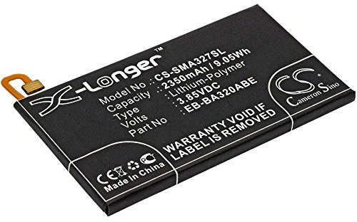 TCTK Akku 2350mAh Kompatibel mit [Samsung] Galaxy A3 2017, Galaxy A3 2017 4G, 4G LTE, TD-LTE, SC-04J, SGH-N417, SM-A320, SM-A320F, SM-A320F/DS, SM-A320FL, SM-A320Y, SM-A320Y/DS Ersetzt EB-BA320ABE, G