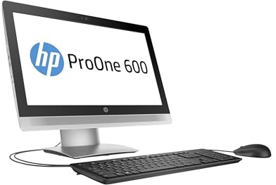 HP ProOne 600 G2 All-in-One Desktop Computer 21.5 FHD, Intel Core i5-6500, 8GB RAM, 256GB SSD, WiFi, Bluetooth, US QWERTY Keyboard, Windows 11 Pro (Reacondicionado)