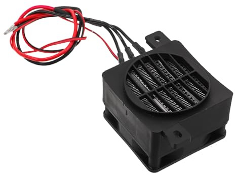 YARNOW Chauffage d'air céramique PTC avec Ventilateur - Chauffage Basse Tension 12 V 100 W - Élément Chauffant Portable à température constante pour Voiture, Camping-Car et d'espaces