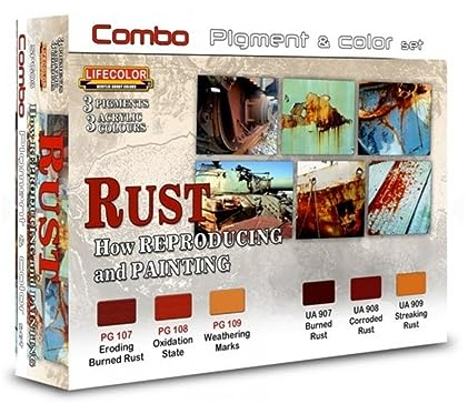 Lifecolor Acrylfarben & Pigment Set SPG03 Rust