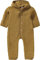 Engel Overall mit Kapuze, 100% Schurwolle Fleece, Natur, Gr. 50/56-86/92, 4 Farben (86/92, Safran melange)
