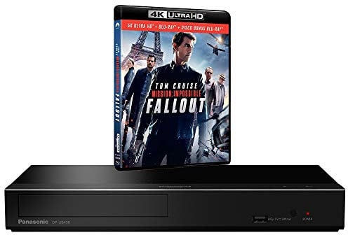 Panasonic DP-UB450 MULTIREGION Blu-ray Player Bundle with Mission Impossible Fallout Ultra HD 4K Blu-ray Disc