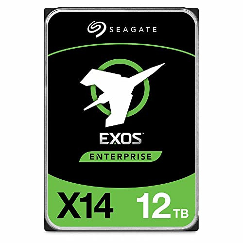 Seagate Exos 12TB interne Festplatte Enterprise HDD - 3,5 6Gb/s 128MB Cache for Enterprise Data Center - Frustfreie Verpackung (ST12000NM0007) (Renewed)