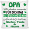 Fotokissen | Personalisiertes Kissen für Oma und Opa | bedrucktes Kissen | Kissen | Motivkissen | Geschenke zu Weihnachten Geburtsttag| Weihnachten, Geburtstag | 40 x 40 cm (Opa, mit Kissenfüllung)