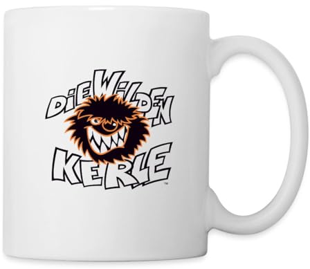 Spreadshirt Die Wilden Kerle Logo Tasse, One size, Weiß