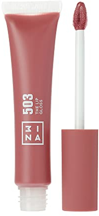 3INA MAKEUP - Vegan - Cruelty Free - The Lip Gloss 503 - Hautfarbe - Langanhaltende Formel - Intensive Glänzende und geschmeidige Farbe - Schnelles Trocknen - Einfaches Auftragen - Glänzendes Finish