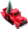 TOYANDONA 1 Set Christmas Vintage Red Truck Decor Red Metal Truck Car Model with Mini Xmas Trees Ornaments for Christmas Decorations Table Top Decor (6. 68X2. 95X3. 14inch)