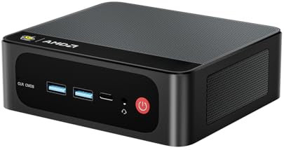 Beelink 8-Core 16-Thread AMD Ryzen 7 6800U 4.7GHz SER5 MAX Mini PC, 24GB LPDDR5 RAM 500GB PCIe4.0 SSD, 4K Triple Display (HDMI/Type-C/DP), USB3/WiFi 6/BT5.2 Mini Gaming PC