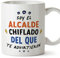 MUGFFINS Tazas para ALCALDE hombre - En Español - Todos te advirtieron - 11 oz / 330 ml - Regalo original y divertido