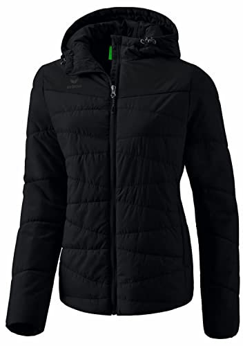 Erima Damen Basic Stepp Jacke (2062308), schwarz, 40