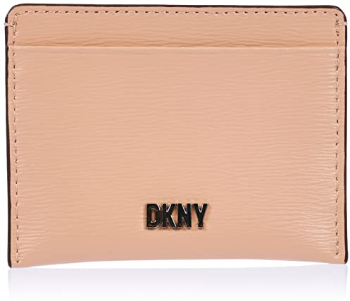 DKNY Women's Bryant Credit Sutton Leather Travel Accessory-Envelope Card Holder, Rosewater