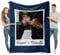 Easycosy personalisierte Decke für Paare - Personalisierte Geschenke für Frauen Benutzerdefinierte Bild Personalisierte Foto Decke für Freundin, Männer, Mama, Papa Geburtstag Anniversay 150×230cm