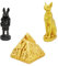 Ägyptische Pyramide Anubis Bastet Aquarium Dekorationen (Set von 3) Statue Skulptur Reptilien Schildkröte Eidechse Spinne Tanks Terrarium Ornament Haustier