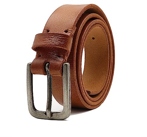 Deneau London Genuine Leather Belt for Women, Handmade for Jeans and Casual Wear, Luxury Gift Box, Fashionable Vintage