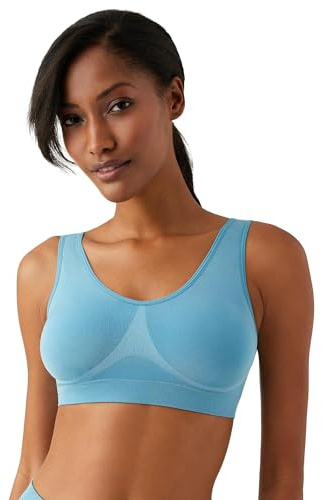 Wacoal Women's B-Smooth Bralette, Blue, 32