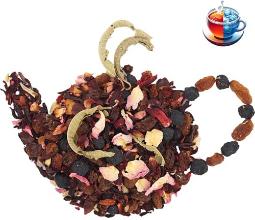 Té Mezclado Hibisco y Grosella Negra Orgánico UniTea Land (100 gramo)
