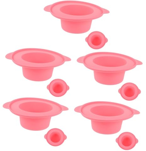 Angoily 5St Wachsmaschine Silikon-Innentopf Schüssel zur Maskenherstellung Gesichtsmaskenschale selber machen Haarmaske werkzeug spa DIY mischmaskenschüssel Salonversorgung