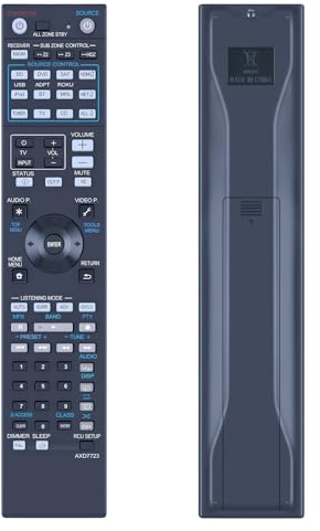 TCNOUMT AXD7723 Fernbedienung Ersatz Kompatibel mit Pioneer Elite Heimkino-Receiver SC-81 SC-82 SC-91 SC-95 VSX-80 VSX-90, Alternative Fernbedienung für Pioneer