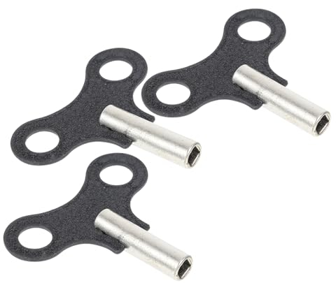 Mikikit 3st Uhrwerk Schlüssel Uhrenschlüssel Aufziehen Figuren Für Straßenaccessoires Antike Uhrenschlüssel Schubladen Standuhr Universalwerkzeug Einzigartig Aluminium Handhaben Haushalt