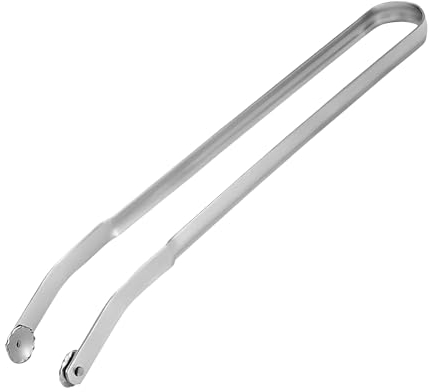 Premium BBQ Sausage Turning Tongs for Cooking | 1 STK. Würstchen Zange | Grillzange Edelstahl | Lange Küchenzange Zange zum Wenden von BBQ-Würstchen | Fleisch Würstchen Wendezange (1 STK.)