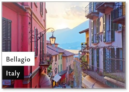 Kühlschrankmagnet Bellagio Am Comer See, Lombardei, Italien,