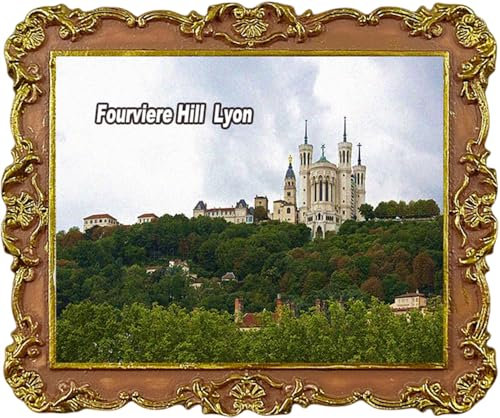 Kühlschrankmagnet, Motiv: Lyon, Frankreich, Souvenir, Kühlschrankdekoration, Magnet