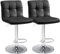 DUMOS barhocker 2er Set, moderner Stil barstuhl höhenverstellbar 60-80 cm, Metallbeine bar hocker, hocker küche, hoch barhocker mit lehne, geeignet für Bar, Küche und Wohnzimmer bar Stool (Schwarz)