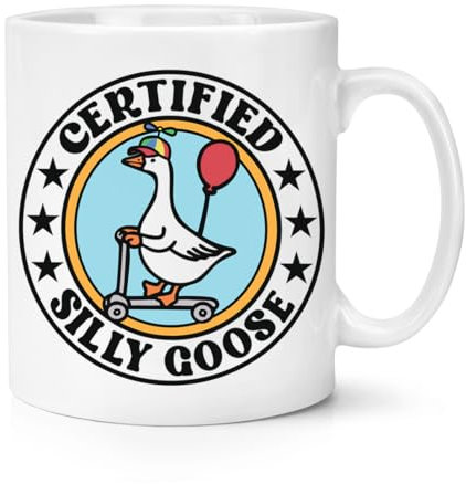 Becher mit Aufschrift Silly Goose Certificate, 284 ml