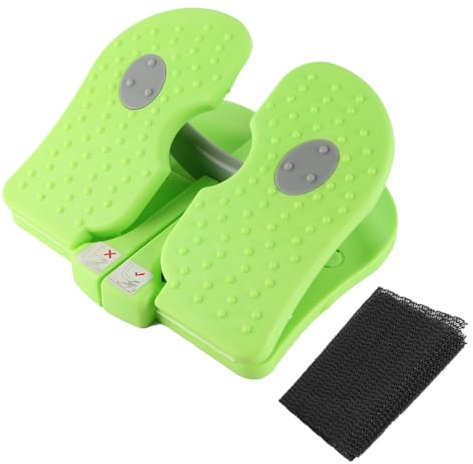 Laroal Mini Stepper à pédale, équipement de Fitness Portable sous Le Bureau, Outil d'entraînement Portable avec Tapis antidérapant Vert pour la Maison, la Salle de Sport, Les Voyages et Le Bureau