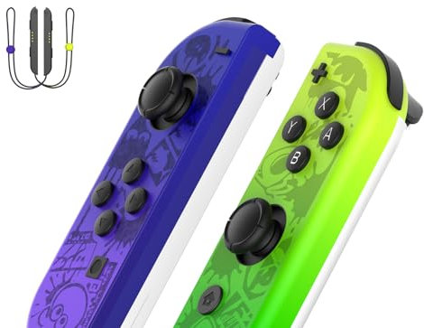 Genérico Mando para Switch, L/R Mandos Inalambricos para Switch/Lite/OLED con Gyro Axis, Dual Vibración, Wake Up