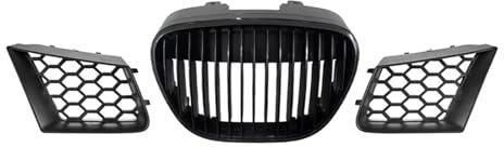 Kühlergrill Grill Für Seat Für Ibiza Für Cordoba Für Typ 6L 2002 03 04 05 06 07 08 2009 Auto Vorne Zentrale Badgeless Grill Grille 6L0853654 9182921 Front Kühlergrille