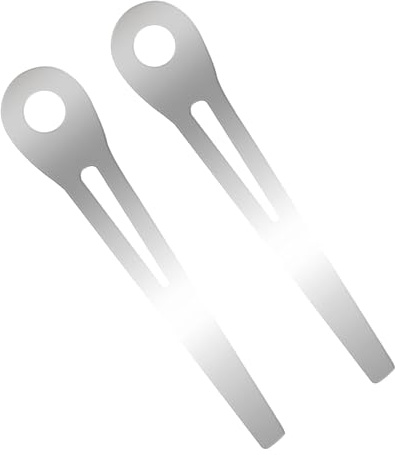 Metall Rasentrimmer Messer, Doppelte Metallklingen mit Unterbodenschutz, Messer Rasentrimmer Set Inkl. Schneidscheibe & Schrauben, Freischneider Zubehör für Akku Rasentrimmer