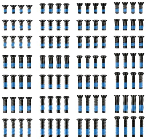 VOTATU Kit de vis de montage Red Dot – 112 pièces (28 ensembles) de vis d'armure et d'optique, y compris M3/M3.5/M4/#6-32/#4-40/#6-40/#6-48 (4 pièces/lot) pour visée point rouge et montage sur plaque
