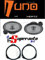 Hertz LINEA UNO K165 K 165 KIT ALTOPARLANTI DUE VIE CASSE AUTO 165 mm + supporti casse ALFA Mito Anteriore 165 cm