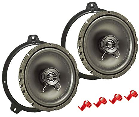 tomzz Audio 4004-000 TA16.5-Pro Lautsprecher Einbau-Set kompatibel mit BMW 3er E46 165mm Koaxial System