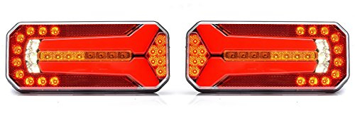 LED-Rücklicht mit dynamischem Blinker, für LKW, Anhänger, LKW, Wohnmobil, 12 V, 24 V, E-Prüfzeichen, hergestellt in der EU