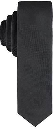 Calvin Klein Herren X Liquid Luxe Solid Tie Krawatte - Schwarz - Regulär