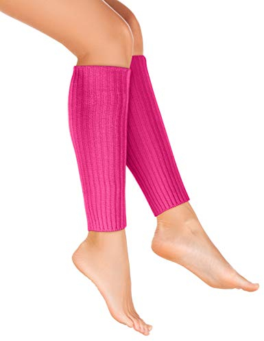 Balinco Strick-Stulpen | Beinstulpen | Damen & Mädchen Stuplen | Beinwärmer für den Alltag oder als Accessoire zum Karneval/Fasching (Pink)