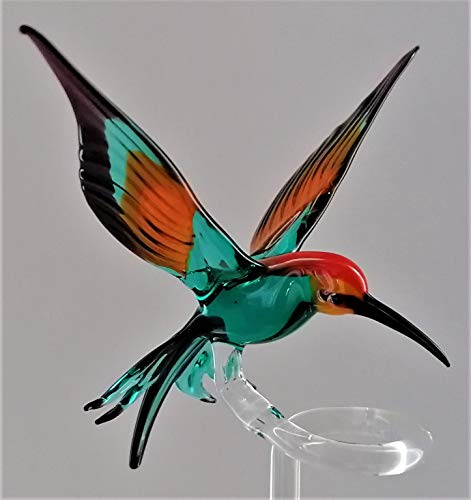 Orchideenstab, Bienenfresser Normale Ausführung (türkis-rot/schwarzer Rand)