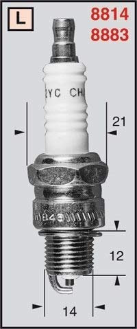 CHAMPION Zündkerze L86C OEO37