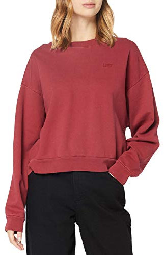 Levi's Diana Crewneck Sweat-shirt Femme, Biking Red Tight Loops Gd, L