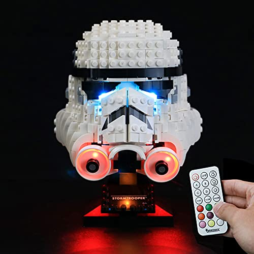 BRIKSMAX Led Beleuchtungsset für Lego Star Wars Stormtrooper Helmet - Compatible with Lego 75276 Bausteinen Modell - Ohne Lego Set