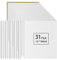 YRYM HT Plotterfolie Textil - 31 Pack 30.5cmx25.4cm Flexfolie, Flex Film Plotter Textile for T-Shirt, Clothing, Hats or Other Fabrics, Weiß Iron on Film