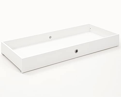 arthur berndt TIL Bettschubkasten auf Rollen für Kinderbett 70 x 140 cm Weiß - Made in Germany