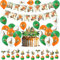 Baby Faultier Geburtstagsfeier Deko Luftballons Alles Gute zum Geburtstag Girlande Tortenaufsätze für Kinder Faultier Partydekorationen Kindergeburtstag Partyzubehör