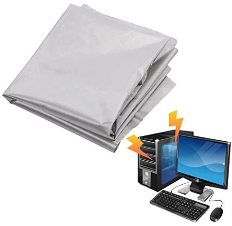 Jatour Faraday-Stoff | RFID-EMF-Abschirmgewebe - Signal Fabric Blocking, Nickel-Kupfer-Gewebe EMF-Strahlungsabschirmung für Radiowellen, Mikrowellen und Strahlenschutz, 43''x39''/ ''x39