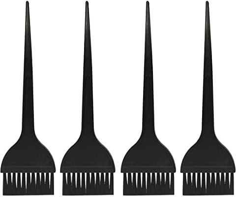 4pcs Pinceau de Coloration de Cheveux Peigne Brosses de Teinture de Cheveux Outils d'Applicateur de Teinture Blanchiment Salon de Coiffure Brosse de Coloration Cheveux Pinceau Coloration et Teinture