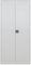 ADB Flügeltürenschrank Lichtgrau, Stahlschrank, Werkstattschrank, Büroschrank, Aktenschrank, Materialschrank, Arbeitsschrank, L92xB50xH195cm